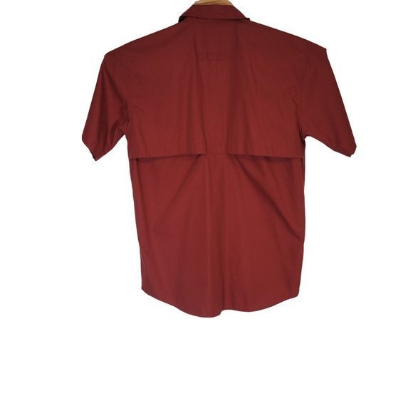 Men's LL Bean Buzz Off Button-Down Casual Short Sleeve Fishing‎ Shirt Size M-Reg - Picture 2 of 6